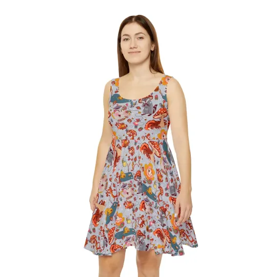 Discover Disney Friends Women's Skater Dress (AOP)