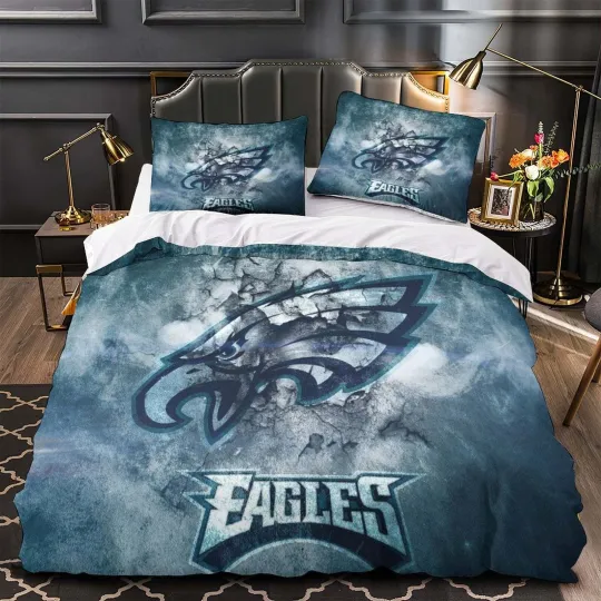 Philadelphia Eagles Bedding Set, Gift for Fans
