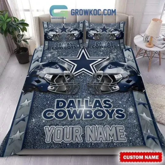 Dallas Cowboys Star Wall Fan Bedding Set