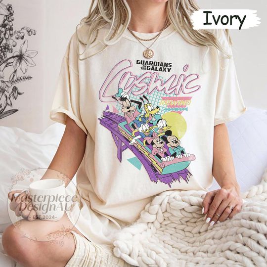 Retro Guardians of the Galaxy Cosmic Rewind Shirt, Vintage Mickey & Friends Disney Ride Tee, Custom Family Disney Trip 2025 Vacation Shirt