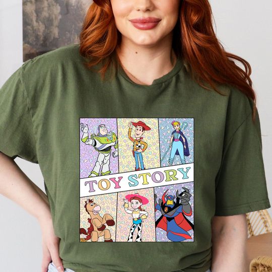 Toy Story Shirt, Buzz lightyear Woody Bo Peep Bullseye Jessie Zurg, Toy Story Characters, Toy Story Gift Tee, Birthday Tee, Disney Toy Story