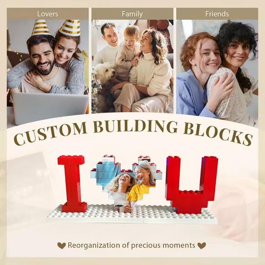 Custom Building Blocks Puzzle  Mom Puzzle, Unique Gift for Her, Girlfriend, or Mom  Mother's Day, Personalized Keepsake