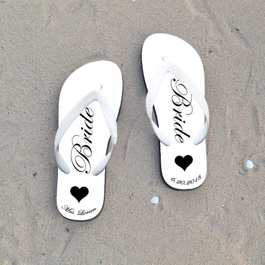 Bride flip flops,bride flip flop,personalized flip flops for wedding ,Custom Flip flop, Cheap flip flops, Cheap Bridesmaid gifts