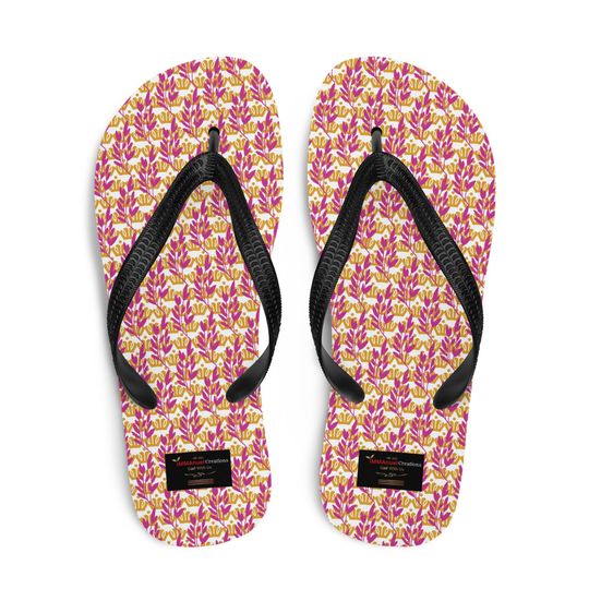 iMMAnuel Creations Pink Flip-Flops