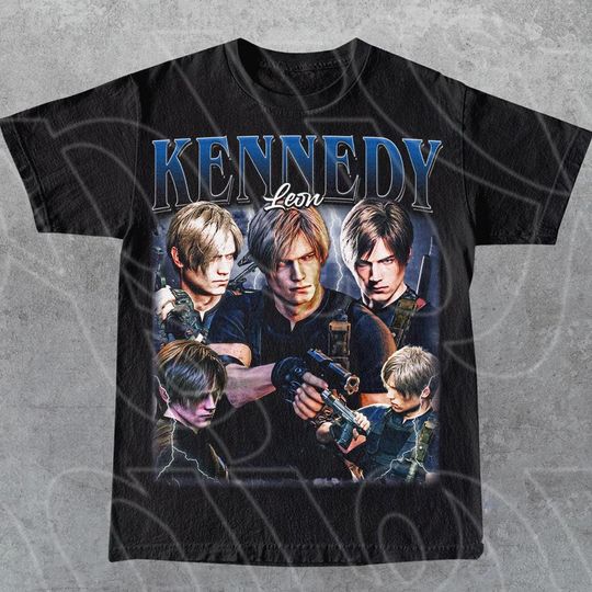 Leon Kennedy Vintage T-Shirt, Gift For Women and Man Unisex T-Shirt