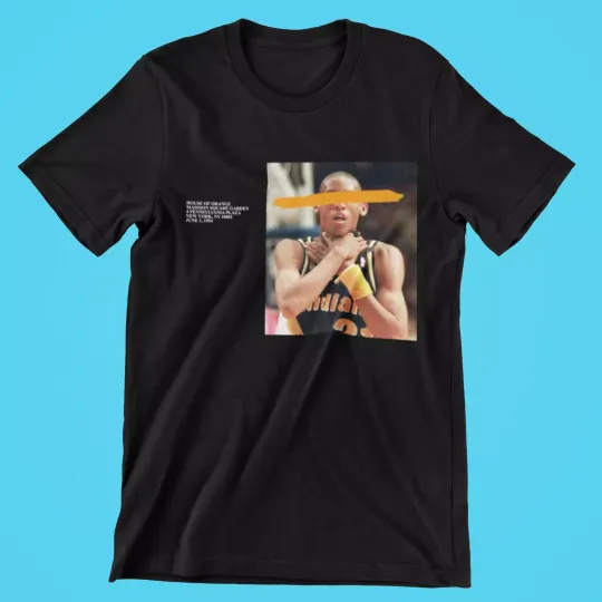 Discover Reggie Miller Tyrese Halliburton Indiana Pacers Choke Sign Knick Premium T-Shirt