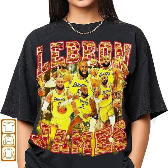 Lebron James Shirt 90s Vintage Bootleg Style