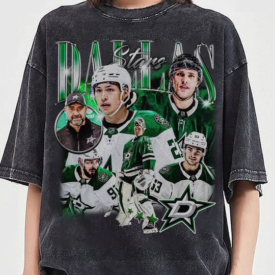 Dallas Stars 2025 Ice Hockey Bootleg Vintage Shirt