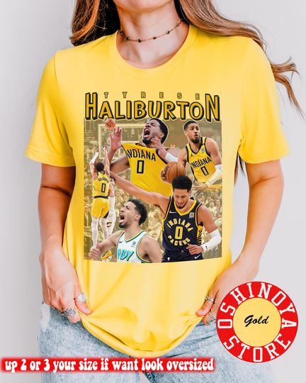 Vintage 90s Tyrese Haliburton Shirt Homage Retro Classic Graphic Tee Bootleg Bestseller Unisex Sport Gift