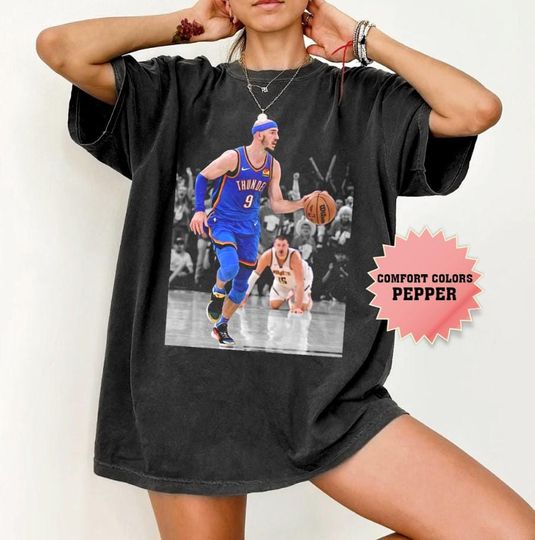 Alex Caruso Funny Meme With Nikola Jokic Comfort Colors Shirt, Oklahoma City Basketball Champions 2025 T-Shirt, Game Day Shirt, For Her