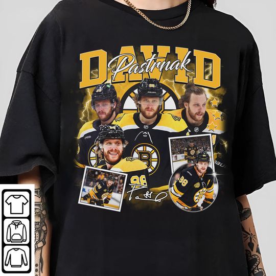 David Pastrnak Shirt Ice Hockey American Professional Hockey Championship Sport Merch Vintage Graphic Tee Gift Fans