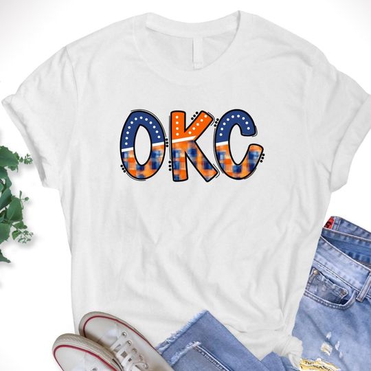 Oklahoma City Basketball T-Shirt OKC NBA Team Apparel
