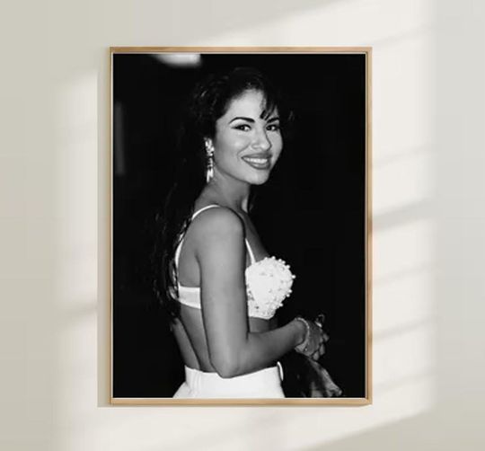 Selena Quintanilla Perez Vintage Print Iconic Music Art Retro Selena Print Poster