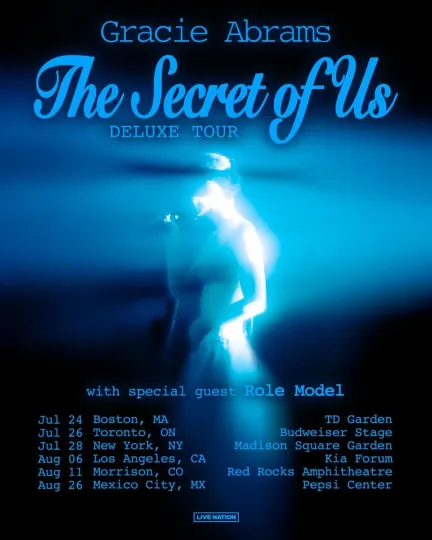 Gracie Abrams The Secret Of Us Deluxe Tour North America Summer 2025 Poster