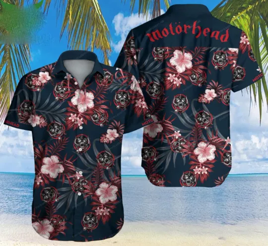 Tropical Motorhead Hawaiian Shirt Summer Beach Unsiex Shirt Gift S-5Xl