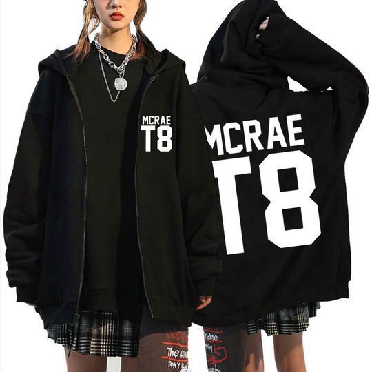 Singer Tate Mcrae T8 Graphic Zipper Hoodie