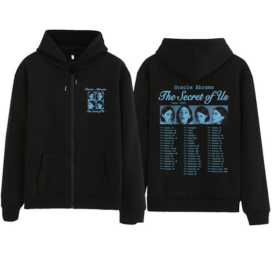 2025 Gracie Abrams The Secret of Us Tour Zipper Hoodie