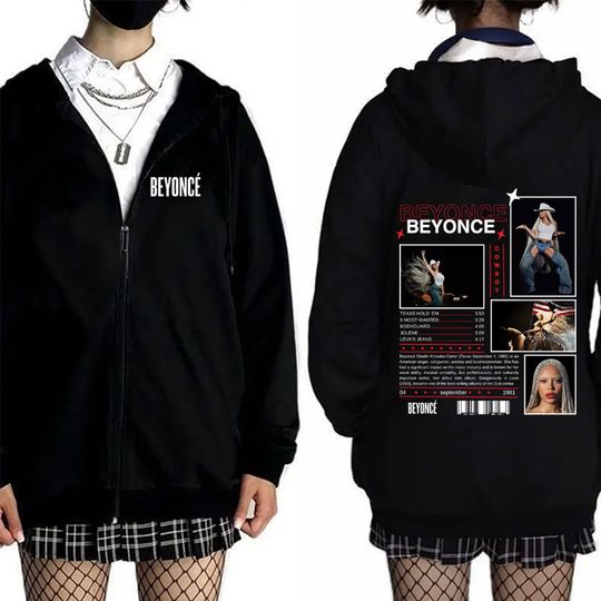 Beyonce Cowboy Carter 2025 Zipper Hoodie