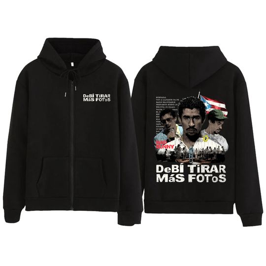 Bad Bunny Debi Tirar Mas Fotos Shirt Un Verano Sin Ti Zip Up Hoodie