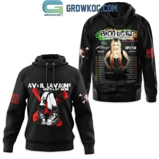 Avril Lavigne Under My Skin The Tour Of Hoodie 3d