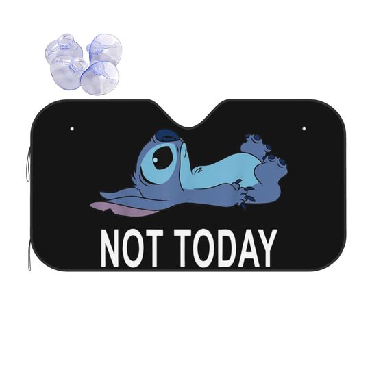 Lilo Stitch Kawaii Cartoon Car Sunshade