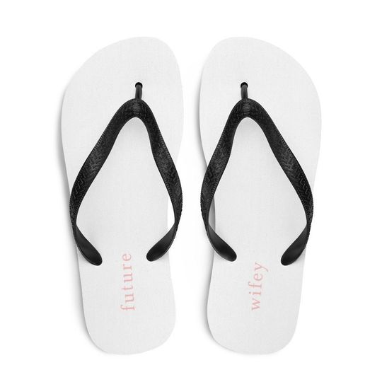 Discover Future Wifey Flip-Flops l Bachelorette Flip Flops l Bride Flip Flops