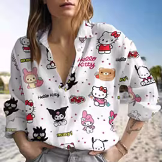 Discover Hello Kitty Women's Blouses Shirt