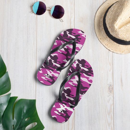 Magenta Flip Flops / Flip-Flops / Soft Magenta Flip Flops