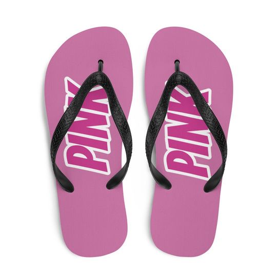 Double Dark Hot Pink PINK Flip-Flops