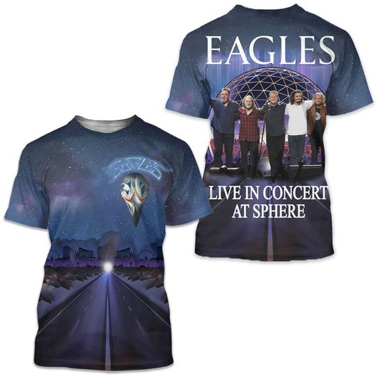 Discover Eagles At Sphere 2024 3D T Shirt