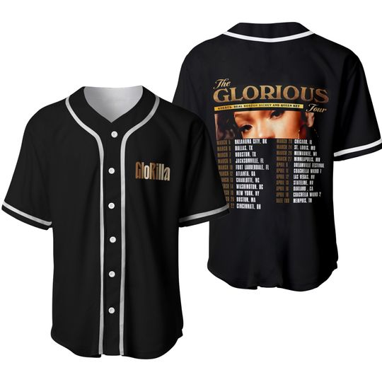 Good Shirt GloRilla The Glorious Tour 2025 Merch Baseball Jersey All Size