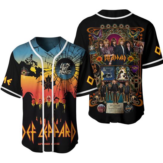 Def Leppard Summer Tour 2025 Personalized baseball jersey
