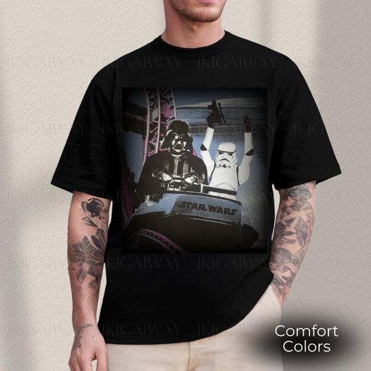 Vintage Darth Vader Stormtrooper Shirt, Empire Strikes Back Shirt, Starwars Movie Shirt, Darth Vader Tee, Star Wars Gift