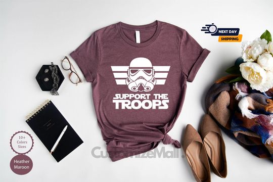 Discover Support The Troops Shirt, Stormtrooper Shirt, Storm Trooper Shirt, Star Wars Shirt, Star Wars Gift, Star Wars Disney Shirt, Star Wars Party