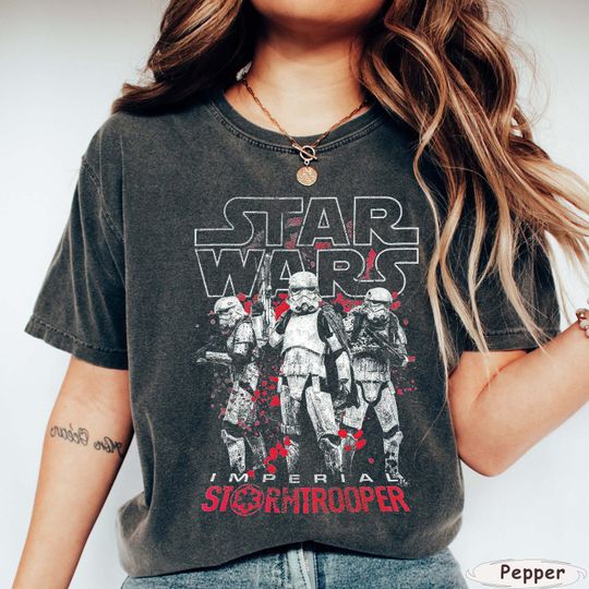 Vintage Stormtrooper Comfort Colors Shirt, Star Wars Storm Trooper Shirt A New Hope Shirt, Disney Star Wars Shirts, New Dad Shirt
