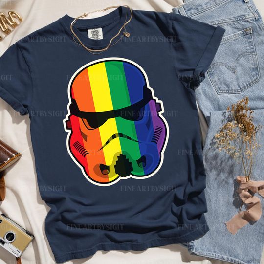 Stormtrooper Rainbow Shirt, Star Wars Pride Shirt, Star Wars Rainbow Shirt, Disney Trip Shirt, Magic Kingdom Shirt