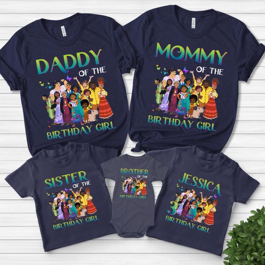 Encanto Birthday Shirt, Encanto Family Birthday Shirt, Personalized Encanto Birthday, Matching Birthday Family Shirts