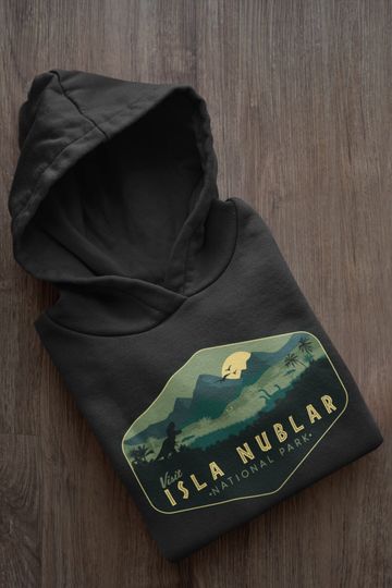 Jurassic Park Hoodie, Isla Nublar Hoodie, Jurassic World Parody Hoodie, Visit Isla Nublar National Park, Universal Studios Hoodie Hoodie