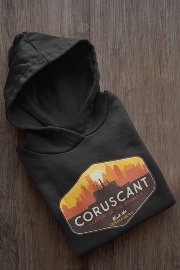Star Wars Hoodie, Coruscant City Hoodie, Star Wars Geek Parody Hoodie, Star Wars Hoodie, Coruscant Hoodie, Unisex, Luke Skywalker Hoodie