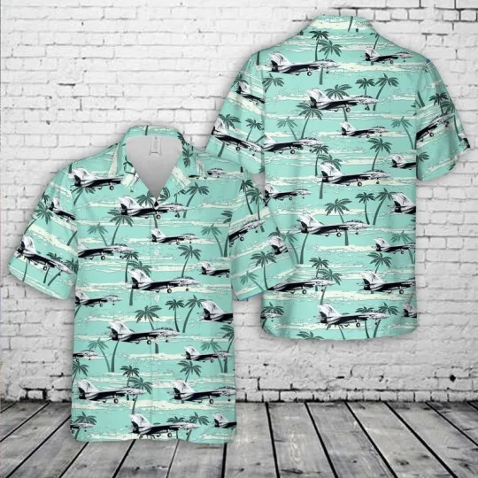 US Navy VF 101 F 14B Tomcat Hawaiian Shirt