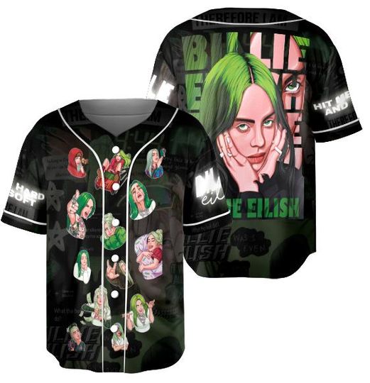 Billie E. Bootleg Jersey, Vintage Y2K Pop Star Graphic Tee