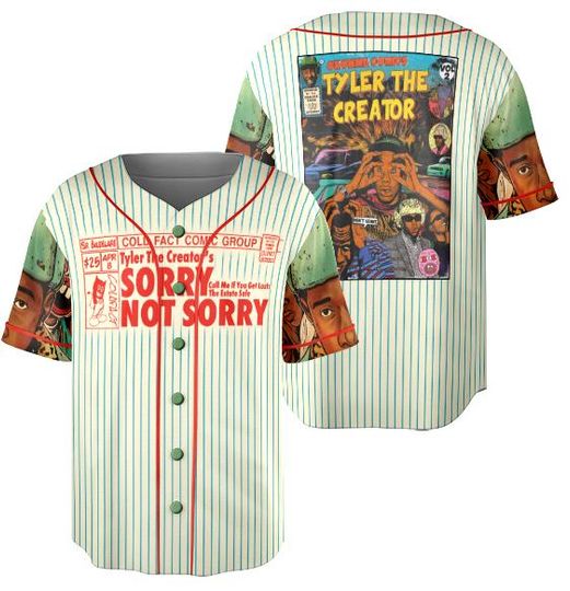 Tyler The Creator Graphic Jersey, Call Me If You Get Lost Jersey, Hip Hop Graphic T Shirt