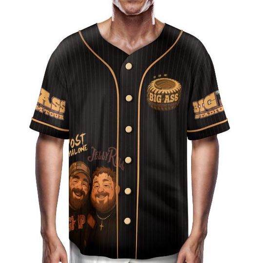 Discover Jelly Roll Posty Concert Baseball Jersey, Youth/ Toddler Jersey, Jelly Roll Posty Jersey