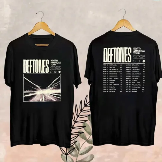 Deftone 2025 North American Tour Unisex T-Shirt