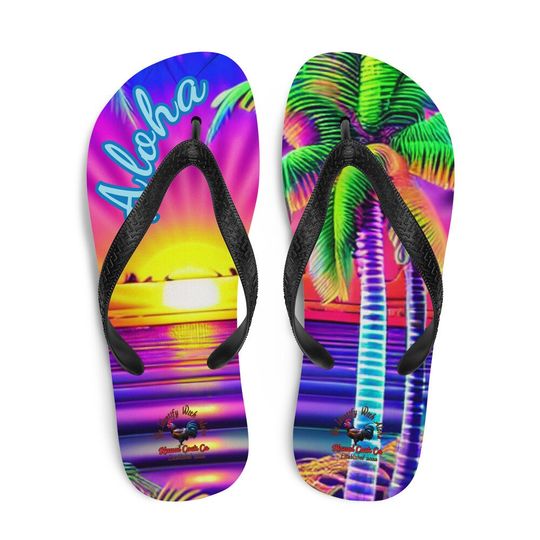 Tropical Sunset Aloha Edition Flip-Flops