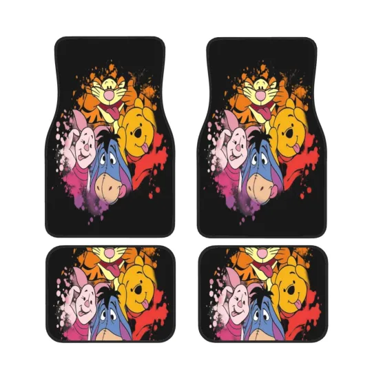Winnie the Pooh Car Floor Mat Front with Back
