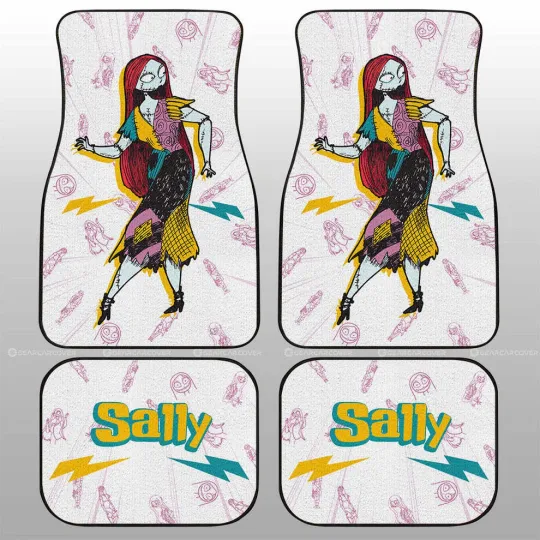 Sally Car Car Floor Mat Front with Back