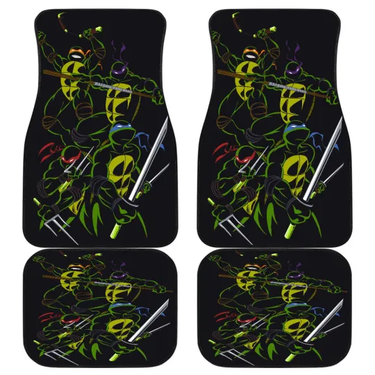Teenage Mutant Ninja Turtles Car Floor Mat Front with Back