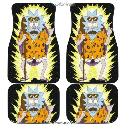 Rick and Rickandmorty Dragonball Cartoon Car Floor Mat Front with Back
