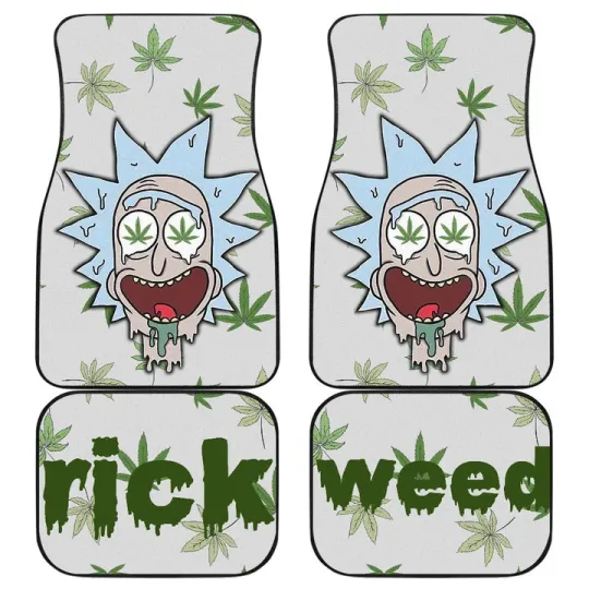 Rick and Rickandmorty Cartoon Car Floor Mat Front with Back